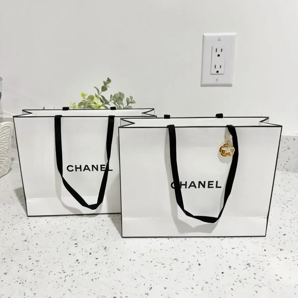 Chanel Bundle Of 2 Gift Bag With Charm designer TS
